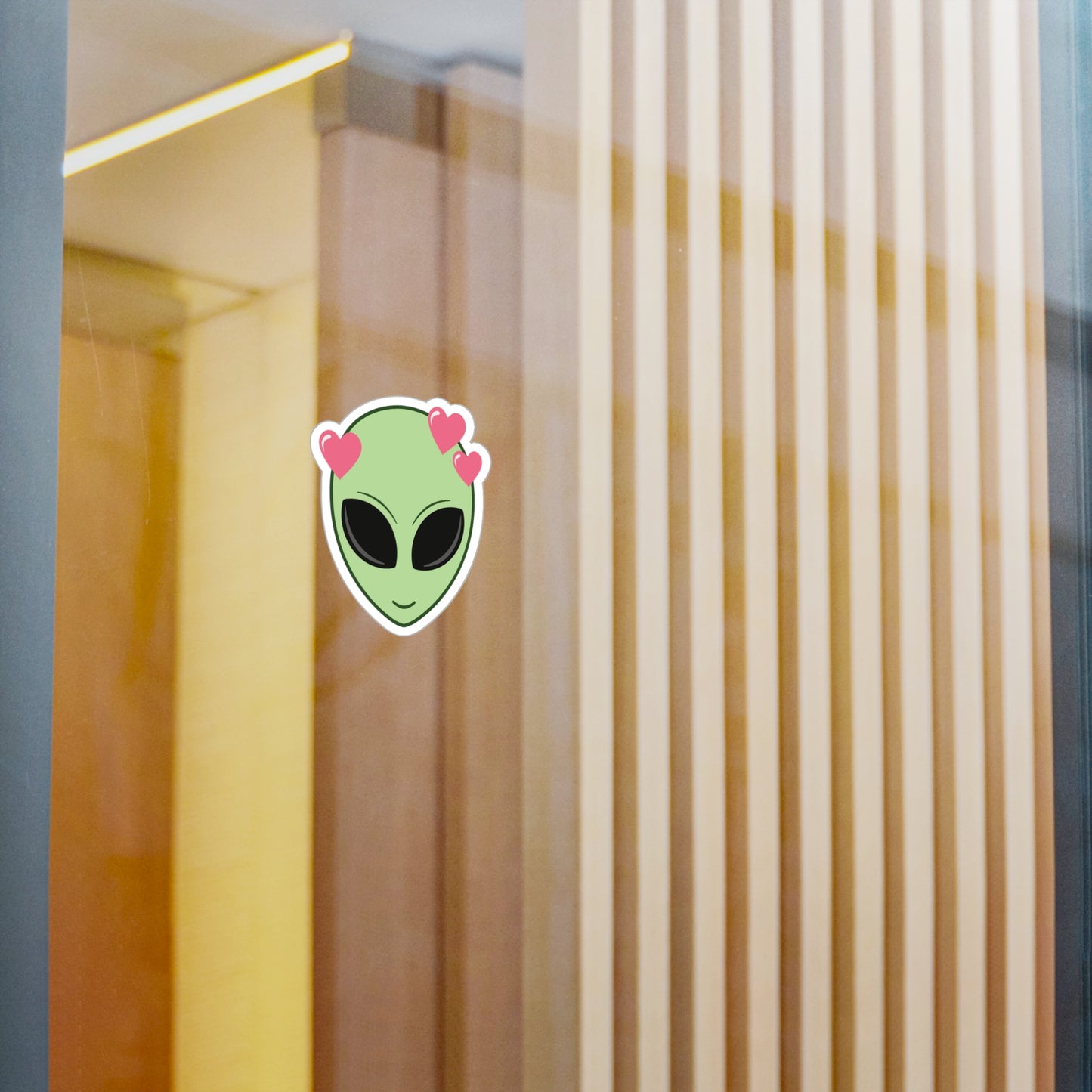 Alien In Love Kiss-Cut Vinyl Decal Sticker [Saved By My Alien Husband Merch]