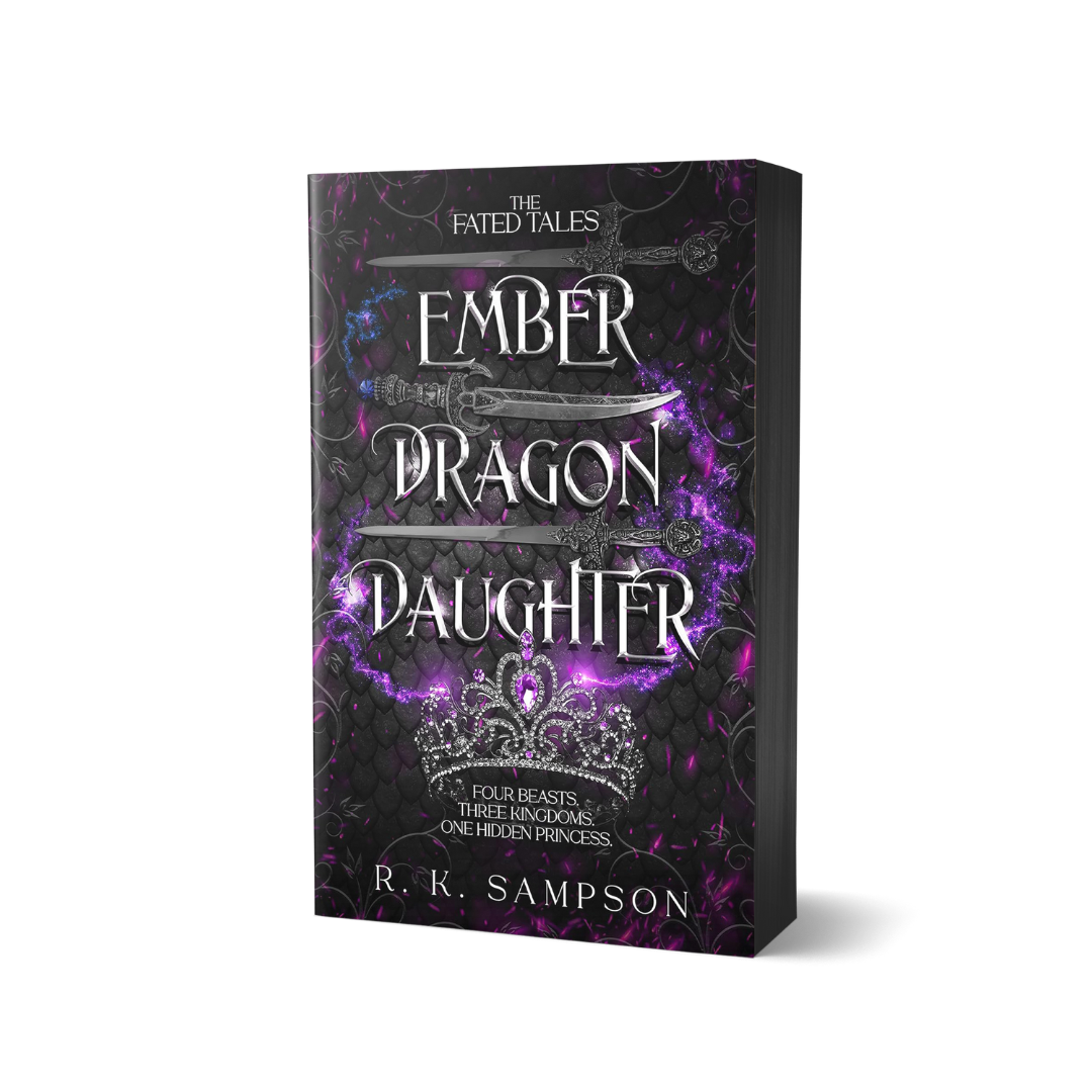 Ember Dragon Daughter by R. K. Sampson, TFTS #1 [Sprayed Edges Paperback]