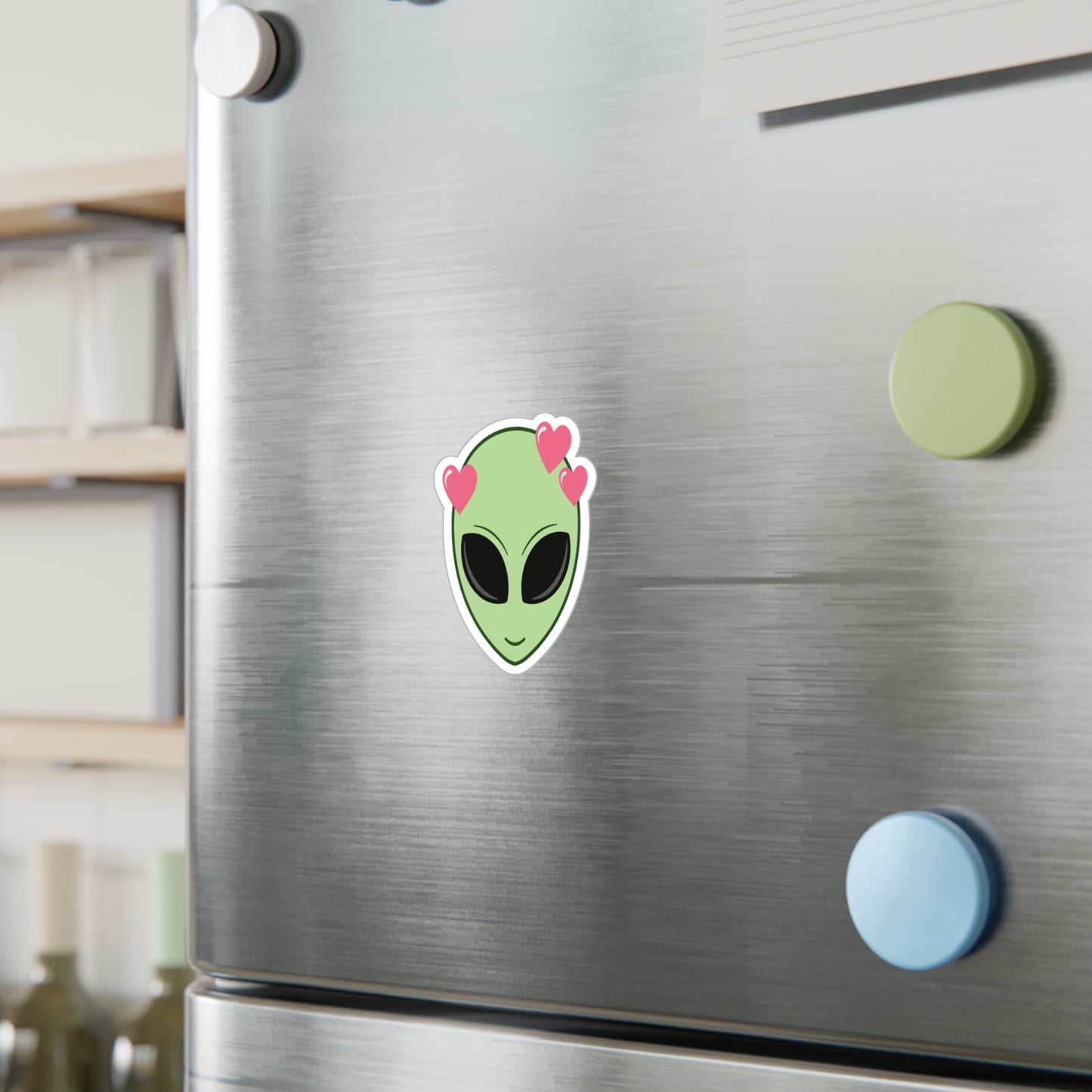 Alien In Love Kiss-Cut Vinyl Decal Sticker [Saved By My Alien Husband Merch]