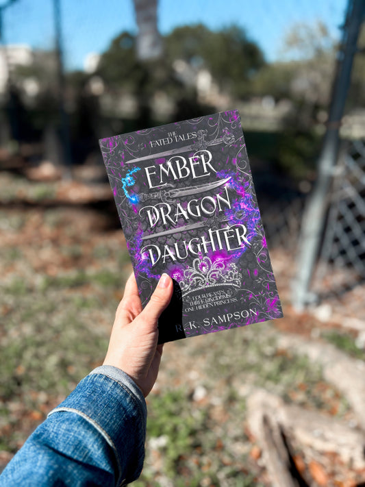 Ember Dragon Daughter by R. K. Sampson, TFTS #1 [Sprayed Edges Paperback]