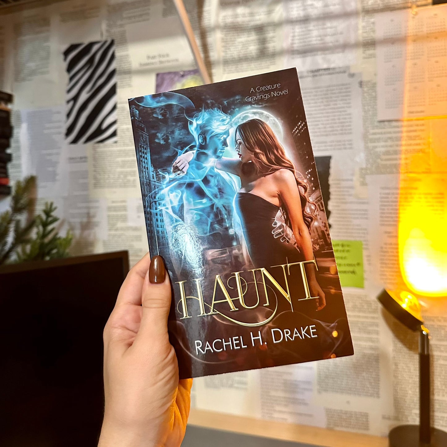 Haunt by Rachel H. Drake [Sprayed Edges Paperback]