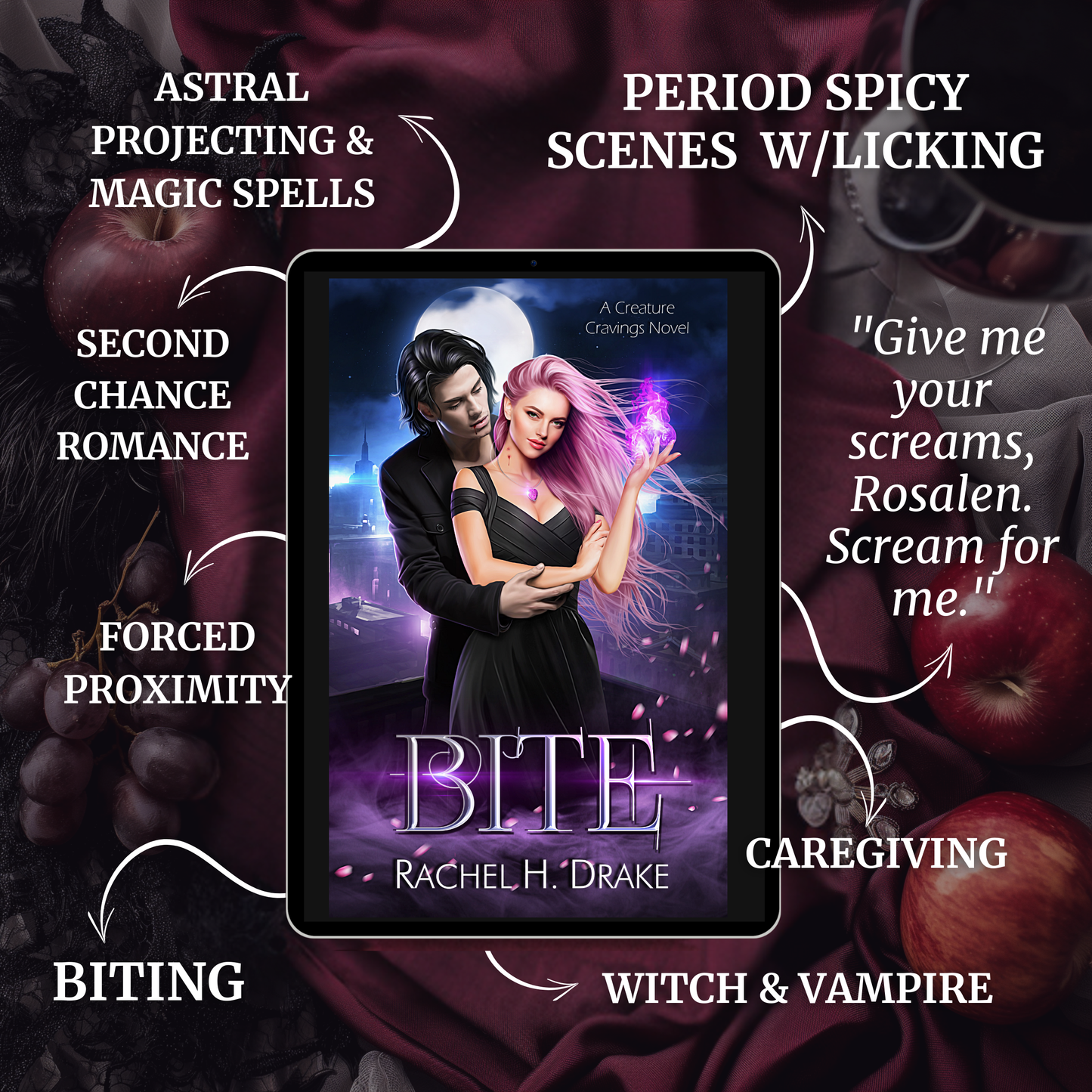 Bite by Rachel H. Drake [Sprayed Edges Paperback]