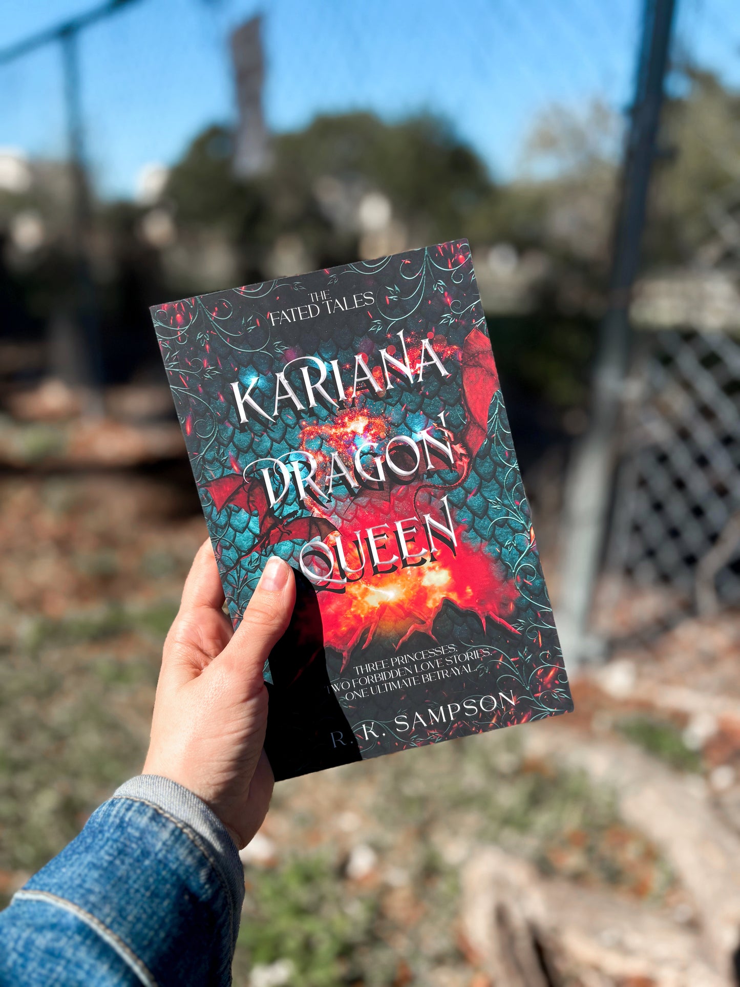 Kariana Dragon Queen by R. K. Sampson, TFTS #2 [Sprayed Edges Paperback]